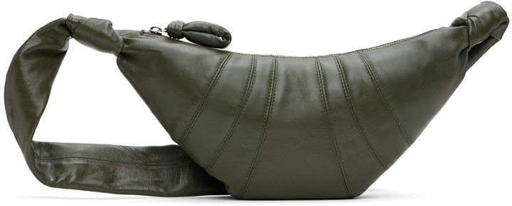 Photo: LEMAIRE Green Small Croissant Bag