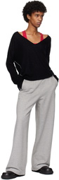 Fax Copy Express Gray Casual Sweatpants