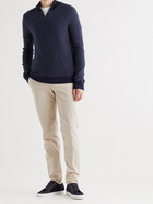 RALPH LAUREN PURPLE LABEL - Cashmere Half-Zip Sweater - Blue