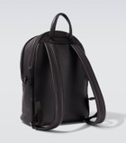 Zegna Secondskin Hoodie leather backpack