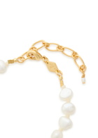 Anni LU Stellar Pearly 18kt Gold-plated Beaded Bracelet - Pearl - One Size