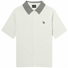 Paul Smith Men's Short Sleeve Knit Shirt in Grey