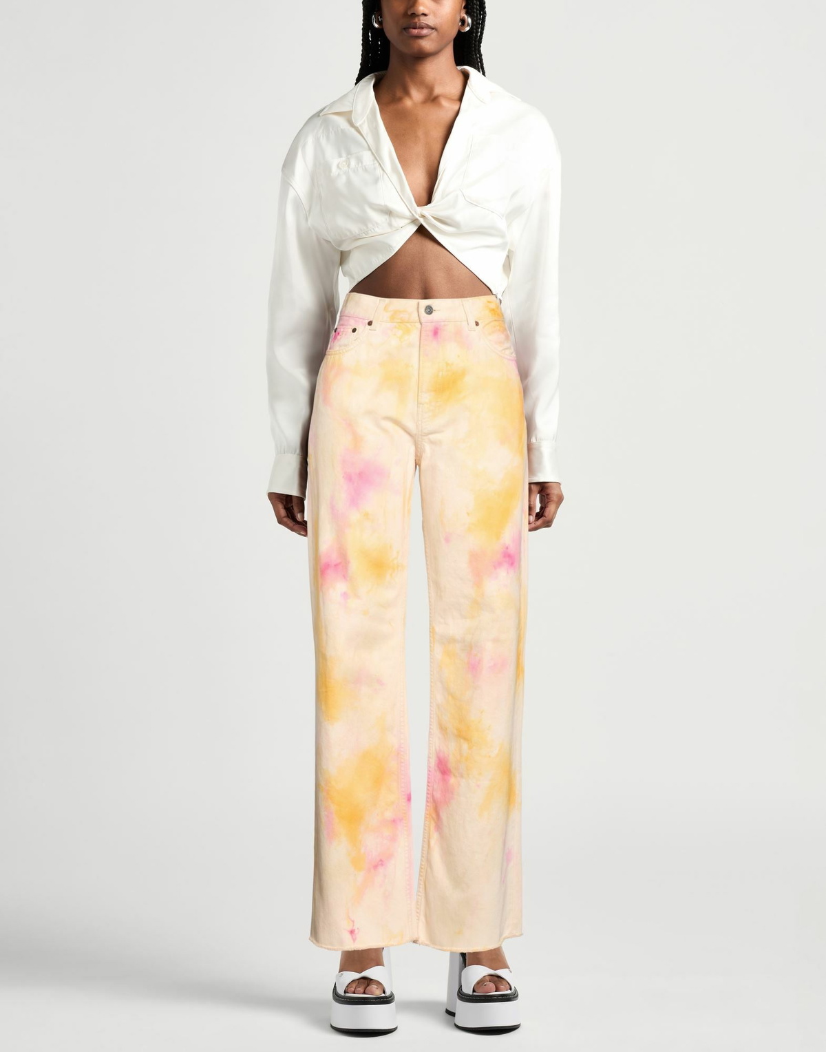 Haikure Womens Pants in Yellow