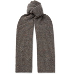Gabriela Hearst - Rubens Ribbed Donegal Cashmere Scarf - Gray