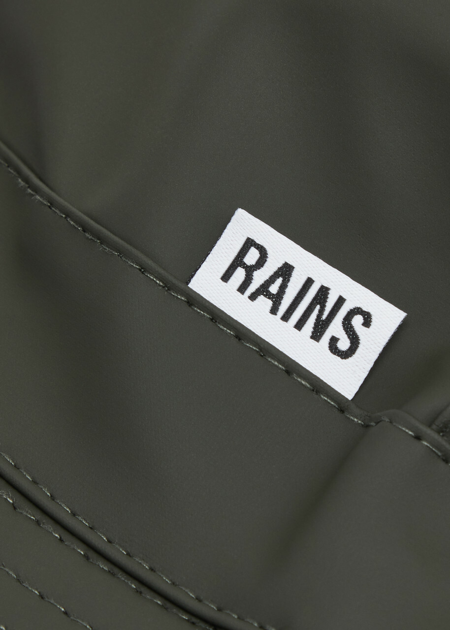 Rains Rubberised Bucket hat Dark Green