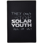 Raf Simons Black Solar Youth Card Holder