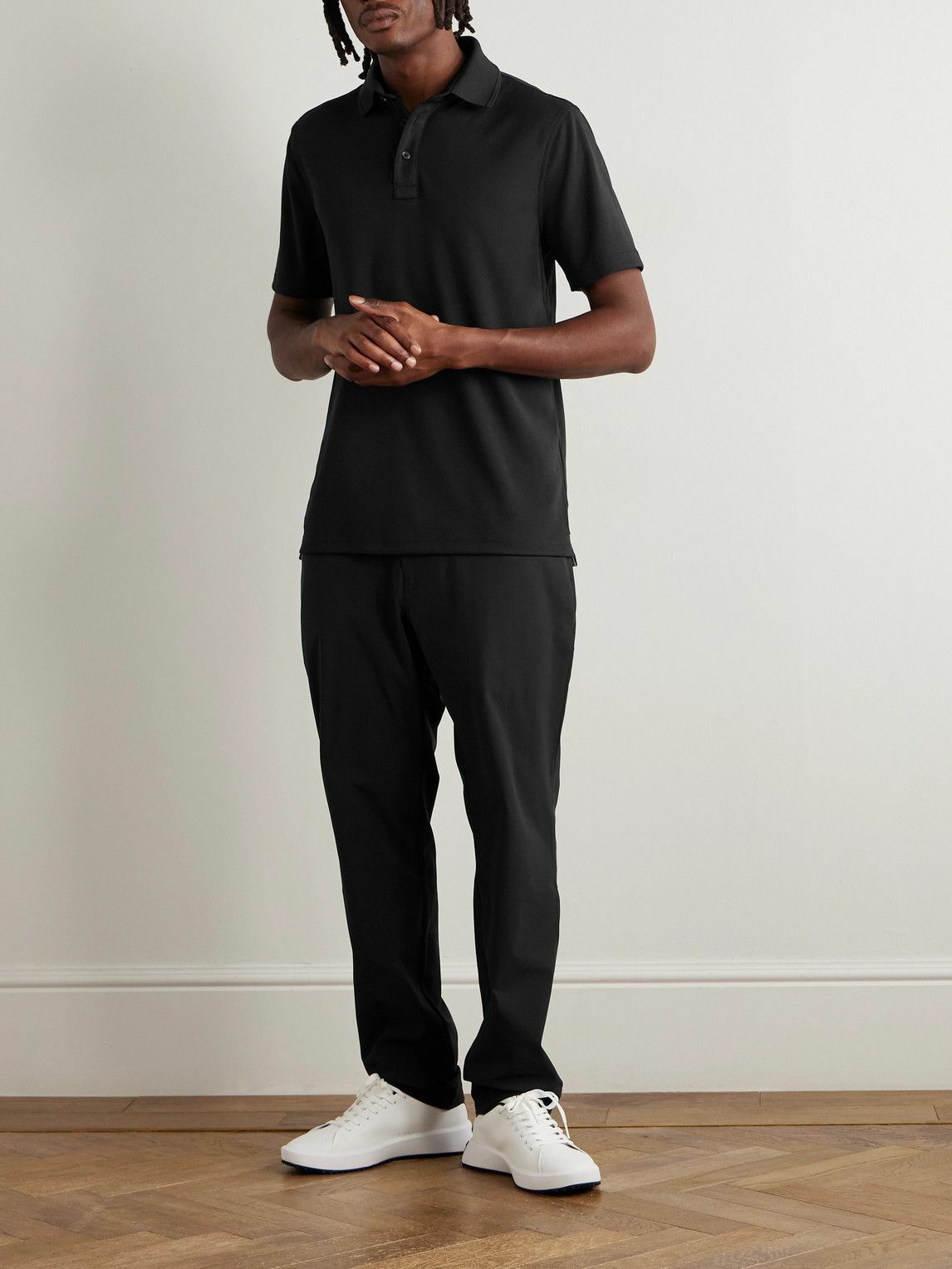 G/FORE - Essential Piqué Golf Polo Shirt - Black