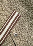 Che Lucena Printed Shirt Light Brown