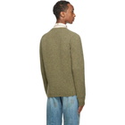 Gucci Green Wool Square G Sweater