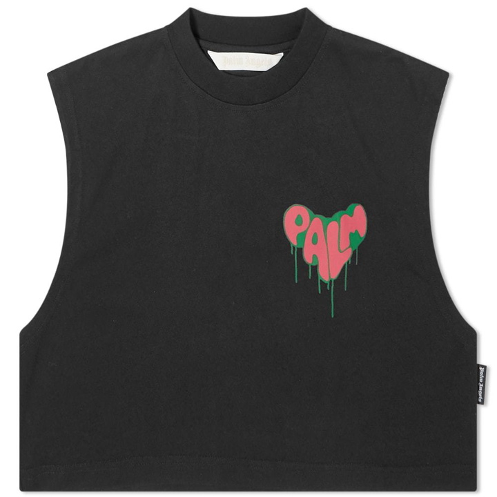 Photo: Palm Angels Spray Heart Muscle Tee