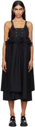 Noir Kei Ninomiya Black Layered Maxi Dress
