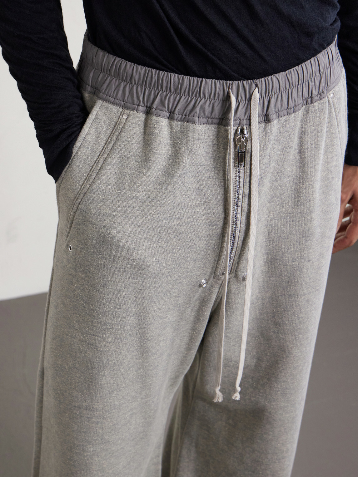 DRKSHDW by Rick Owens - Geth Belas Wide-Leg Cotton-Blend Jersey