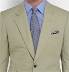 Kingsman - Green Slim-Fit Cotton-Twill Suit Jacket - Neutrals