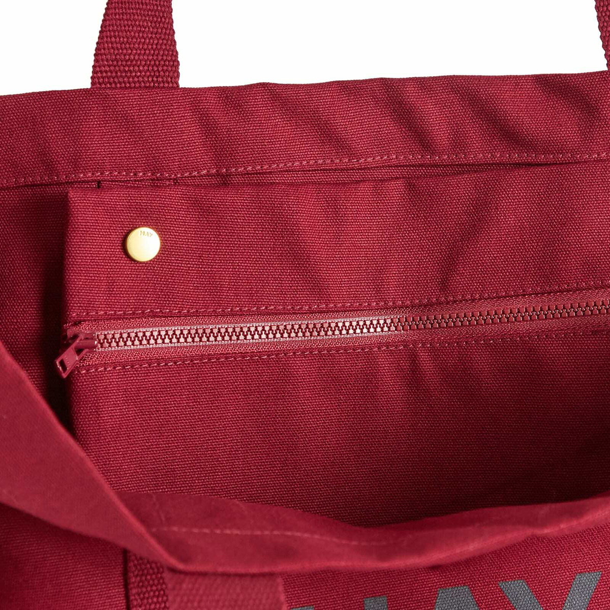 HAY Shopper Bag in Burgundy 