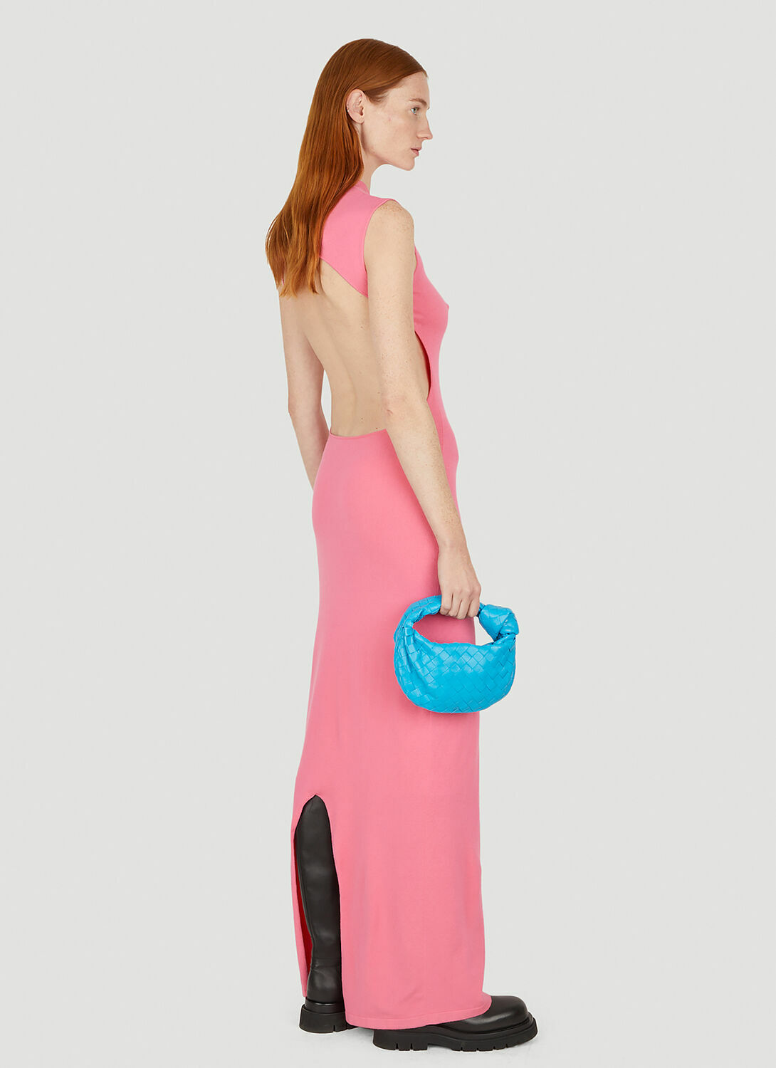 Sportmax Calcio Open Back Maxi Dress