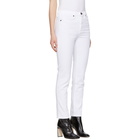 Rag and Bone White Cigarette Jeans