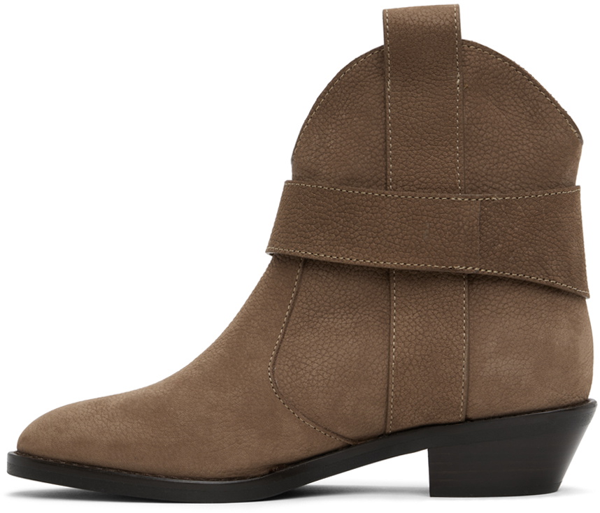 See by Chloé Brown New Ring Line Boots Chloe