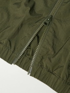 Baracuta - G9 Logo-Print Shell Harrington Jacket - Green
