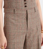 Chloé Prince of Wales check wide-leg pants