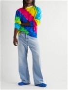 The Elder Statesman - Rainbow Void Tie-Dyed Cashmere Sweater - Multi