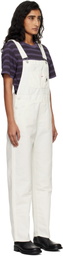 Carhartt Work In Progress White Bib Straight Overalls