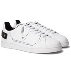 Valentino - Valentino Garavani Backnet Perforated Leather Sneakers - White