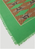 Gucci - Jumbo Rhomby Scarf in Green