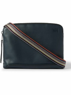 Paul Smith - Logo-Embossed Leather Messenger Bag