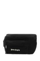 Palm Angels Black Canvas Cordura Belt Bag