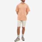 Checks Downtown Men's Slub Cotton Pocket T-Shirt in Faded Orange