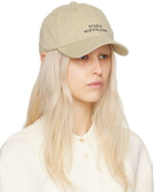 Studio Nicholson Beige Logo Cap