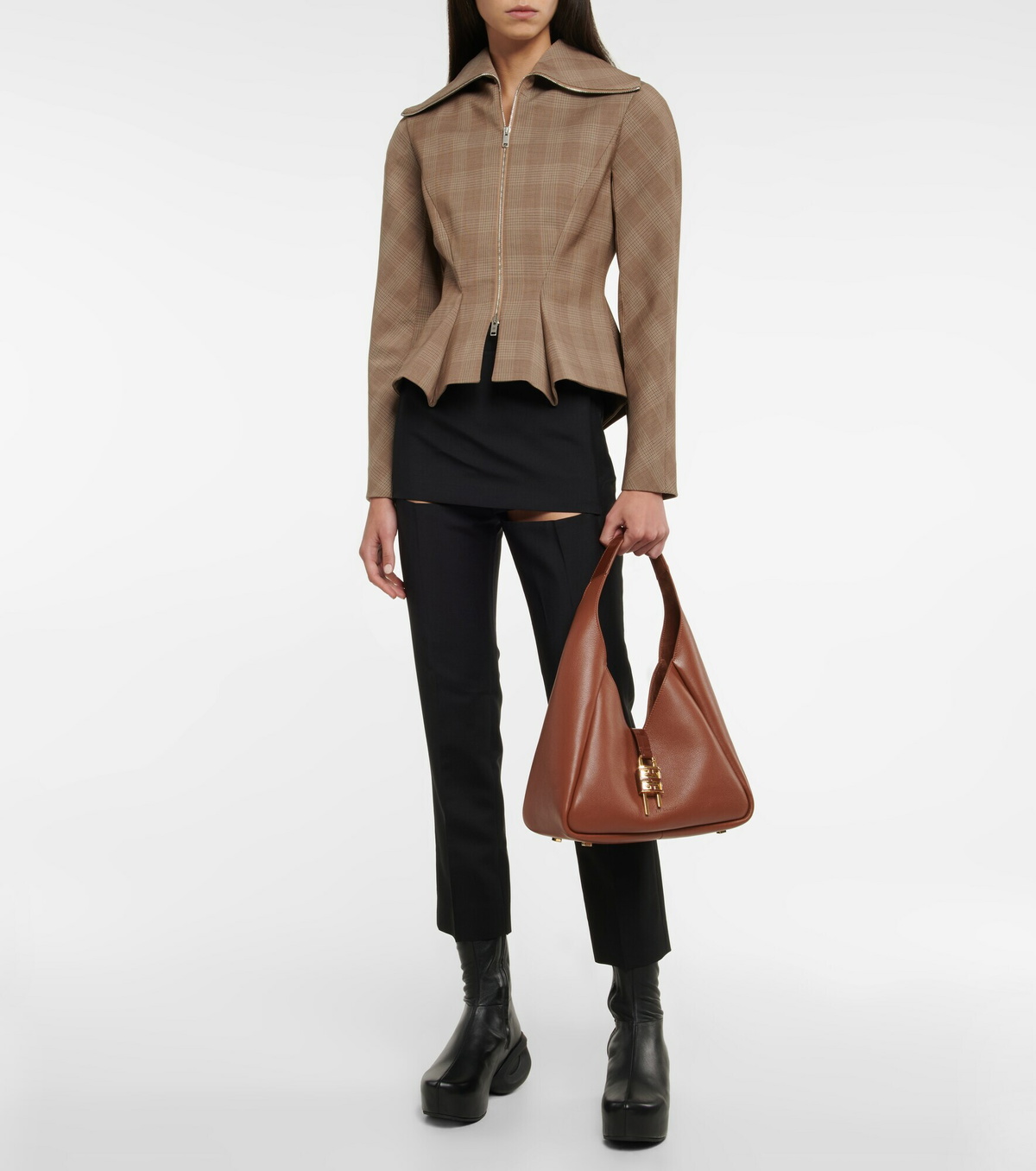 Givenchy - G-Hobo Medium leather shoulder bag Givenchy