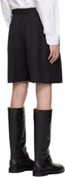 Maison Margiela Black & Blue Tailored Shorts