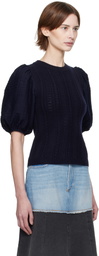 SEA NY Navy Myra Sweater