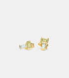 Aliita Tu Y Yo 9kt gold earrings with gemstones