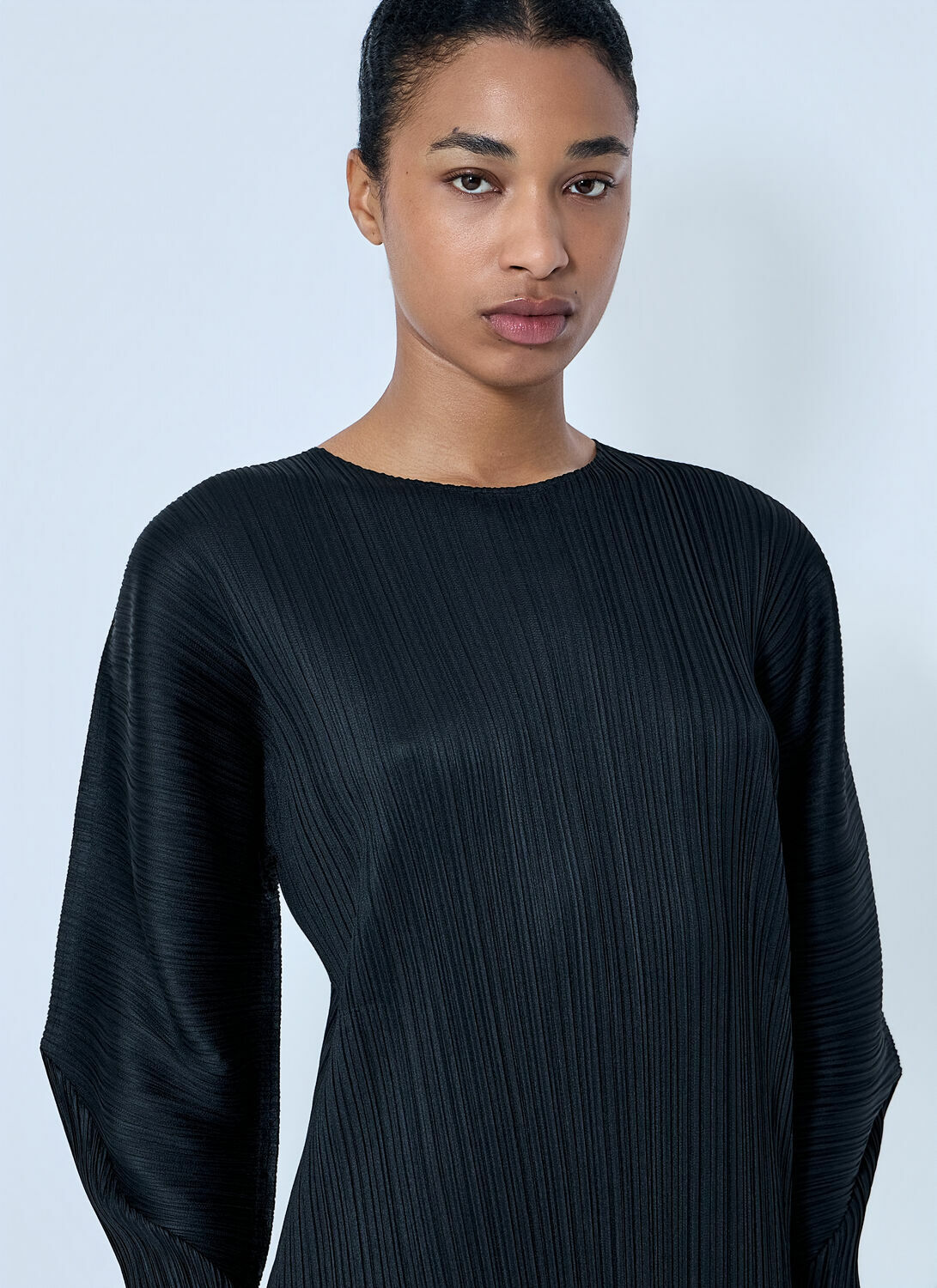 Pleats Please Issey Miyake Pleated Midi Dress