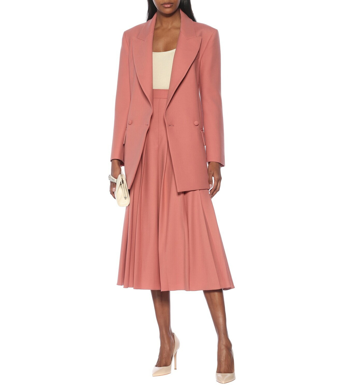 Emilia Wickstead Mallory gabardine blazer