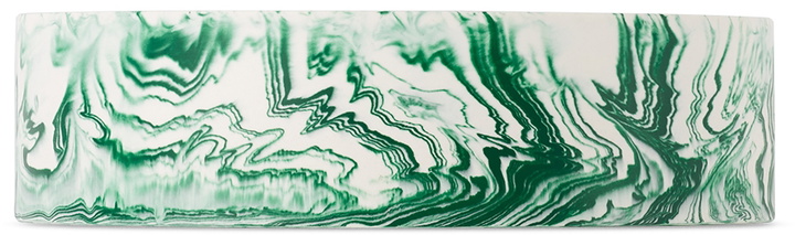 Photo: ÅBEN White & Green Large Poured Bowl