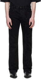 Ann Demeulemeester Black Jonas 5-Pockets Slim Fit Jeans