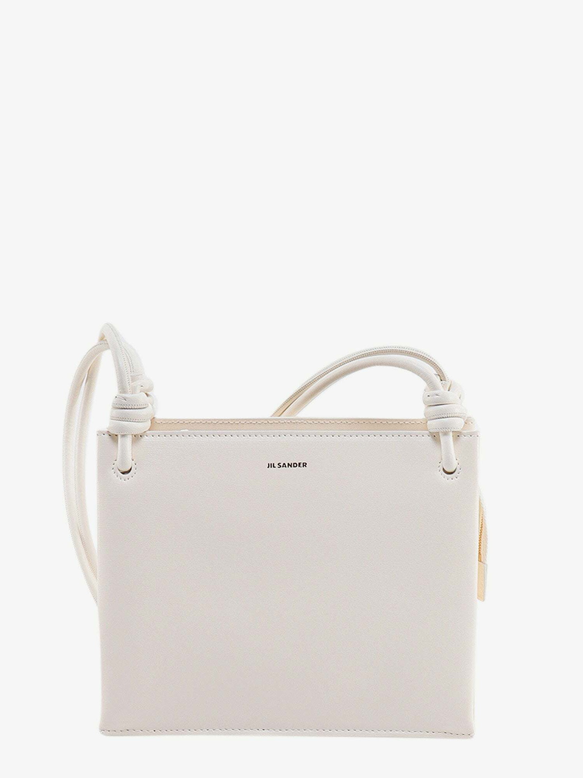 ショルダーバッグ・ポシェット JIL SANDER Women Shoulder Bags J07WG0001 P7146 107 White JIL SANDER Tangle small leather shoulder bag | NET-A-PORTER