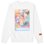 Heron Preston Heron Water Colours Print & Embroidery Crew Sweat