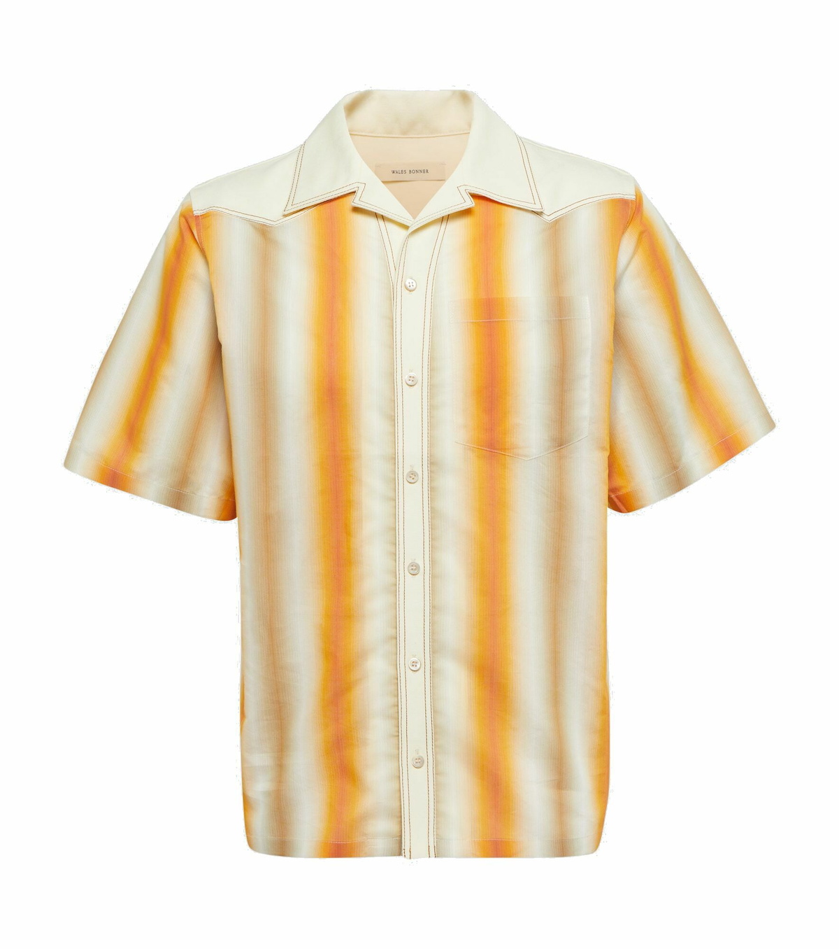 Wales Bonner - Sunrise striped bowling shirt Wales Bonner