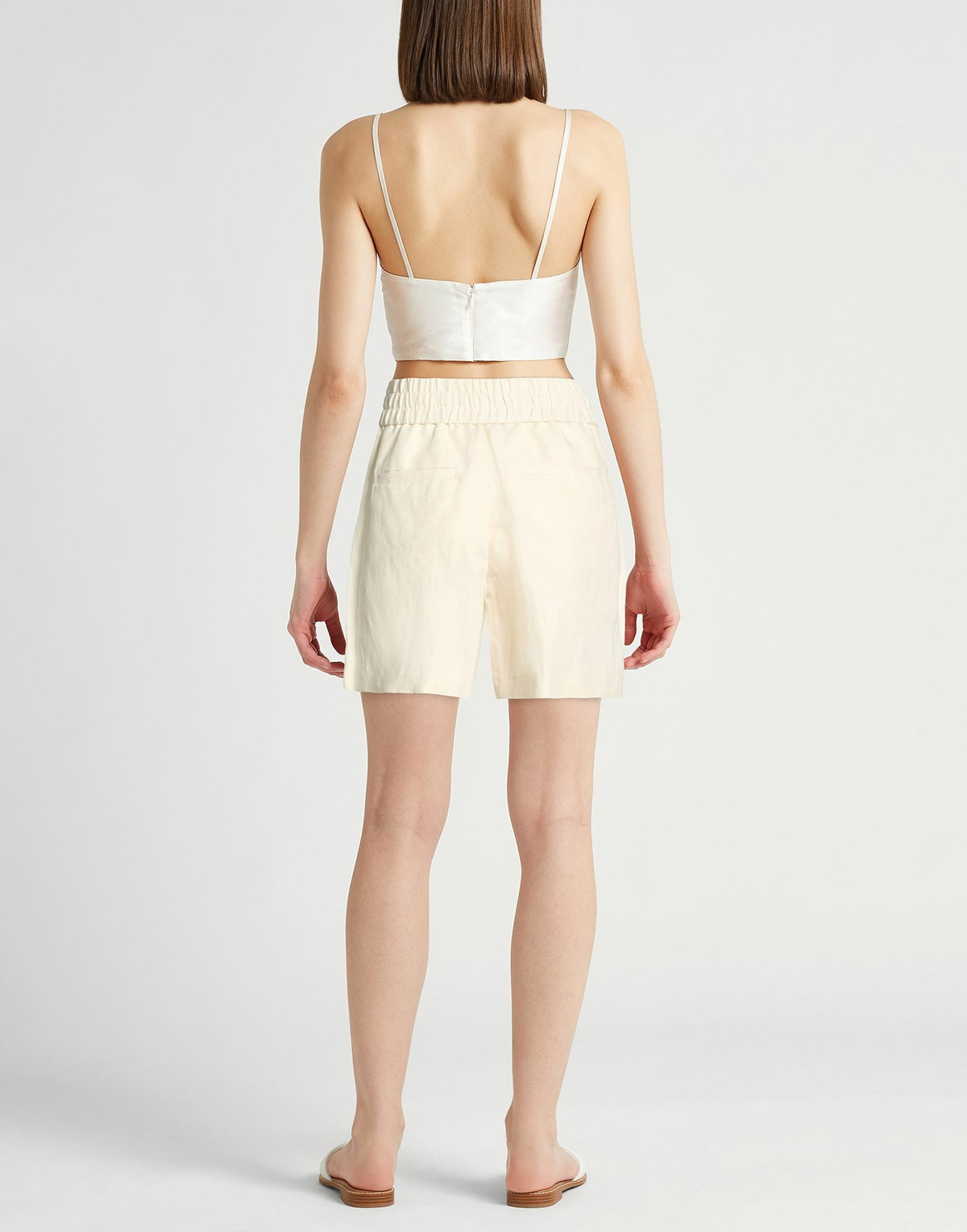 Peserico Womens Shorts & Bermuda Shorts Ivory