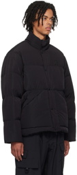 Represent Black Patch Down Jacket