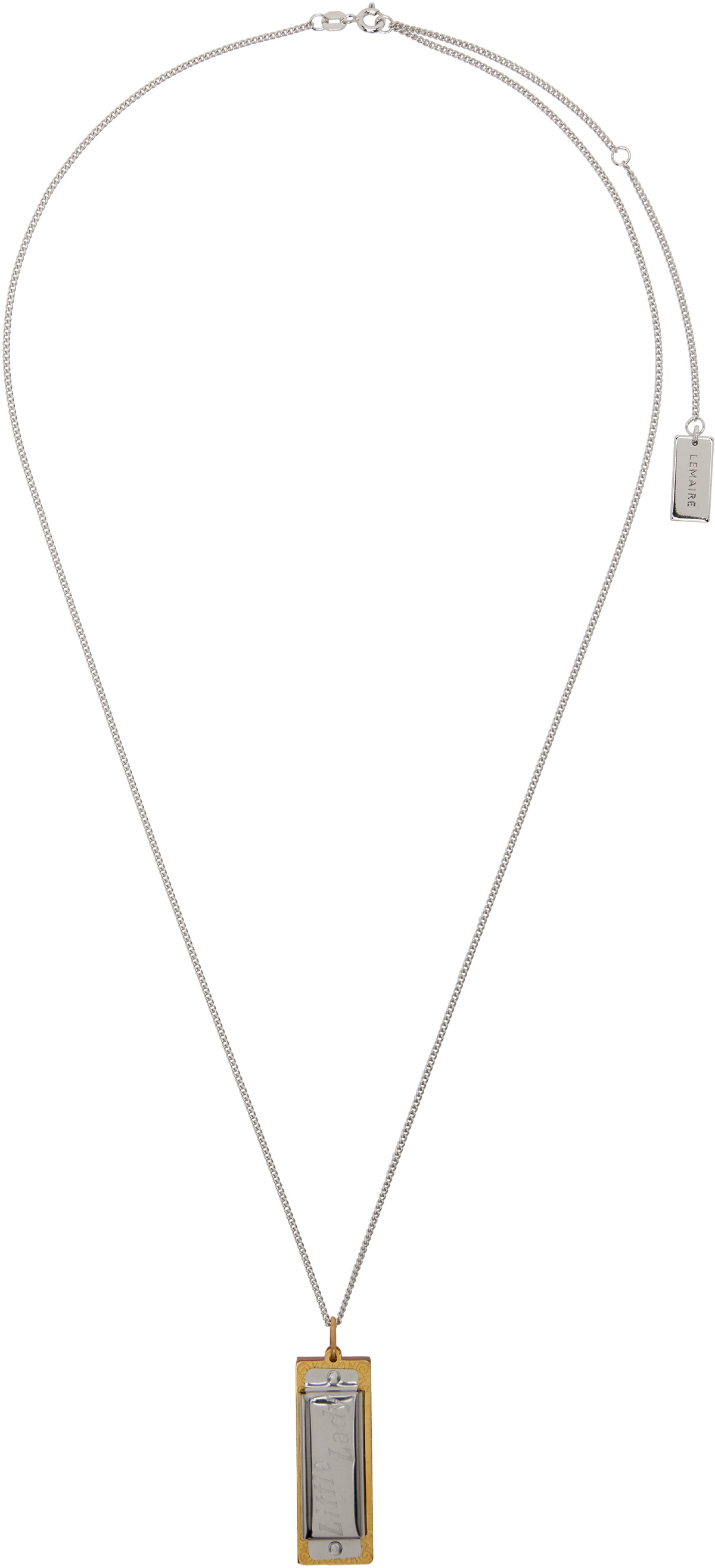 LEMAIRE Silver Maglite Chain Necklace Lemaire