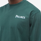 Palmes Men's Water Long Sleeve T-Shirt in Green