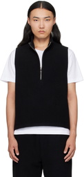 Rier Black Fleece City Sweater Vest