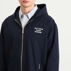 Drôle de Monsieur Men's Drole De Monsieur Slogan Zip Hoodie in Navy