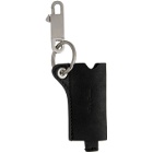 Rick Owens Black Leather Jumbo Lighter Case Keychain