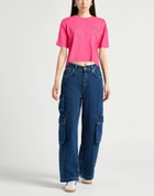 Shoe Womens T-shirt Fuchsia